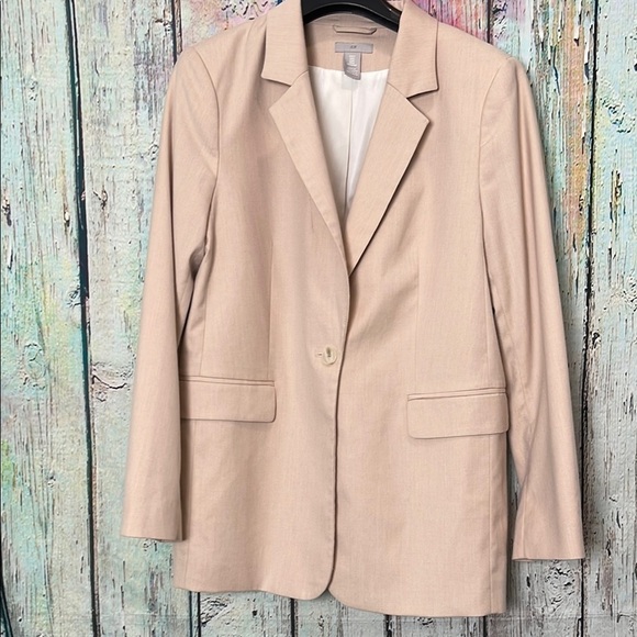 H&M Light Peach Blazer M - Picture 1 of 4